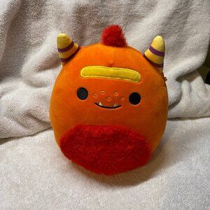 Squishmallows 10-Inch Ernest The Orange Monster Squishy Stuffed Animal Toy